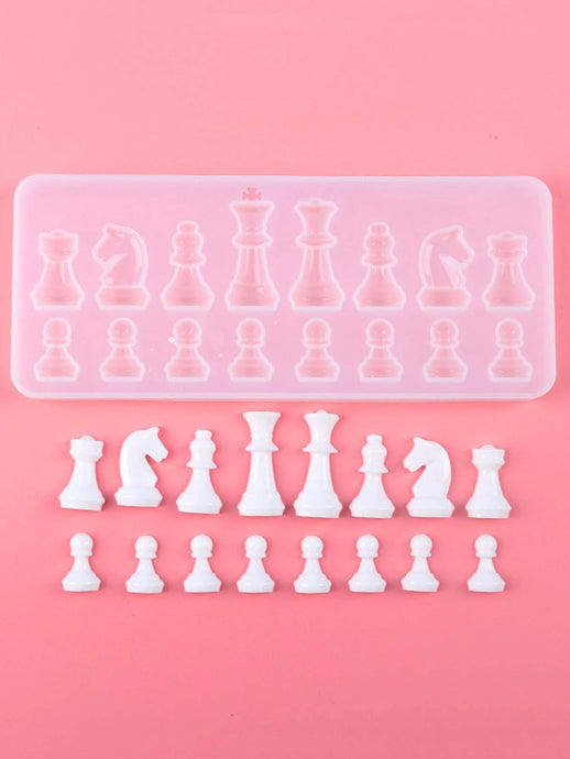 Chess Pieces Resin Silicone Mold
