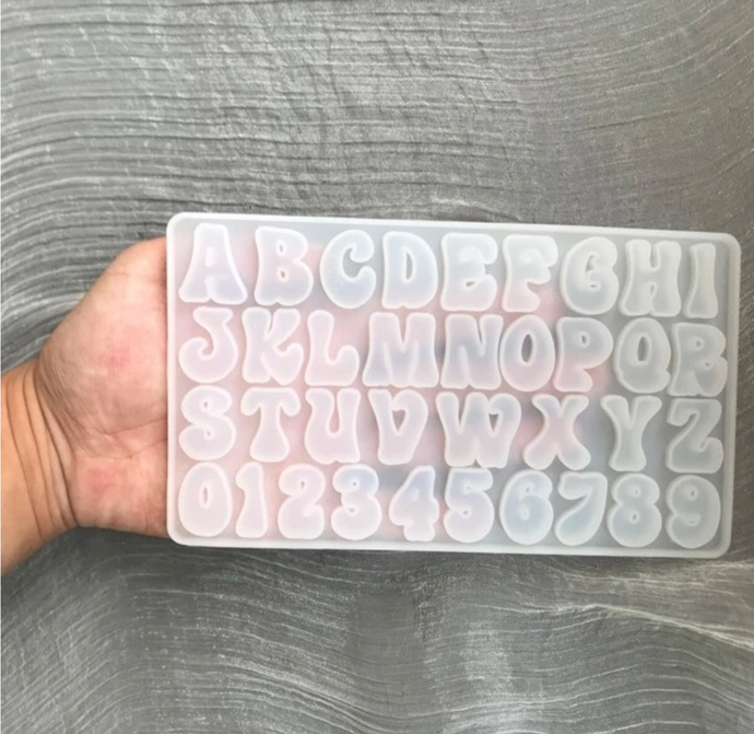 Small Alphabet Silicone Mold
