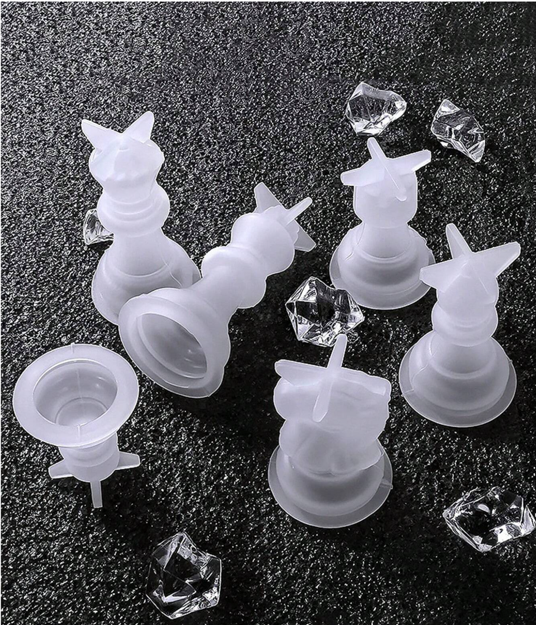 Chess Pieces Resin Silicone Mold 3D