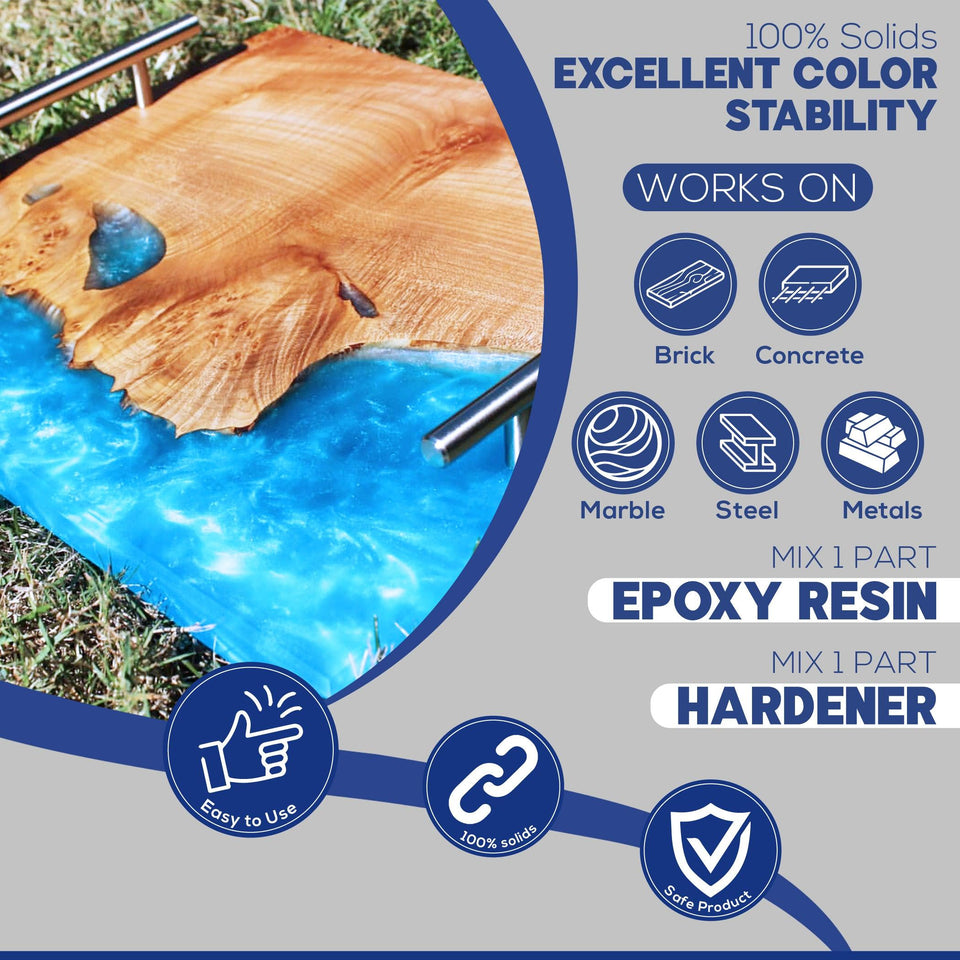 Magic Resin 1 Gallon Table Top & Art Clear Epoxy Resin Kit